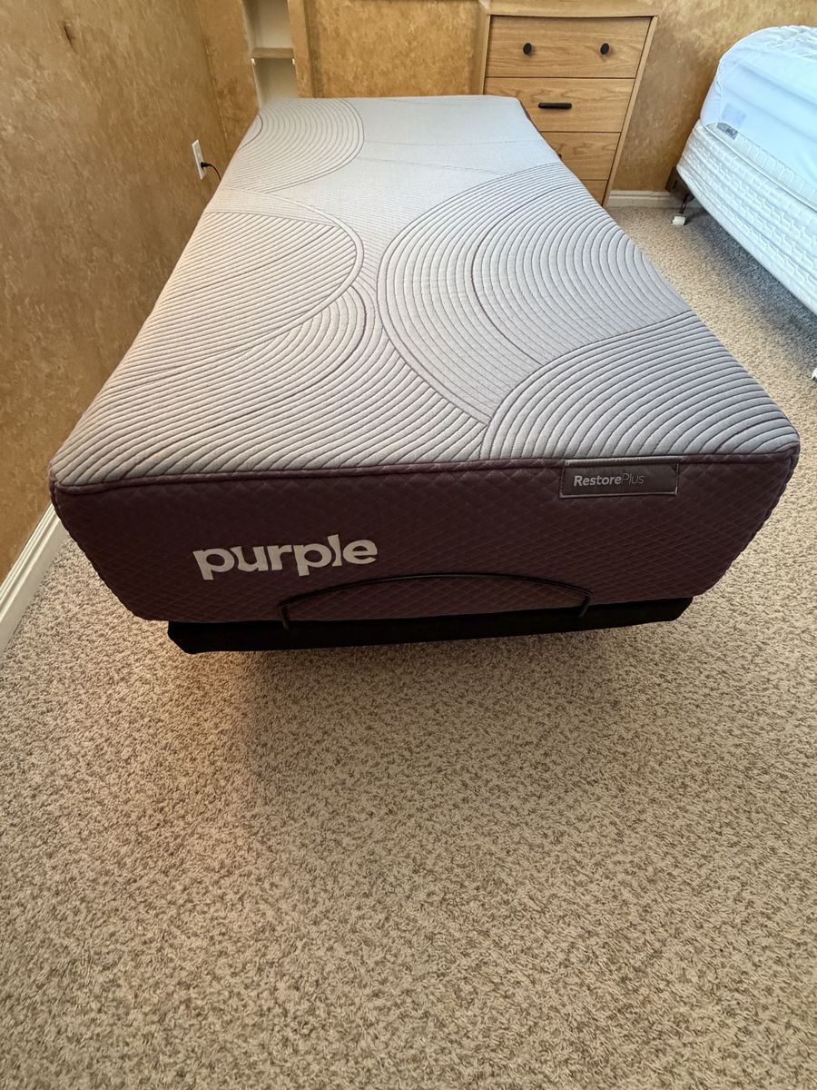 New Purple RestorePlus Twin XL Mattress