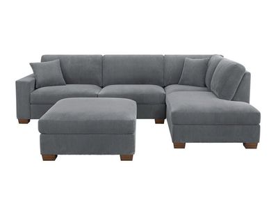 FREE DELIVERY – Thomasville Sectional + Ottoman Set