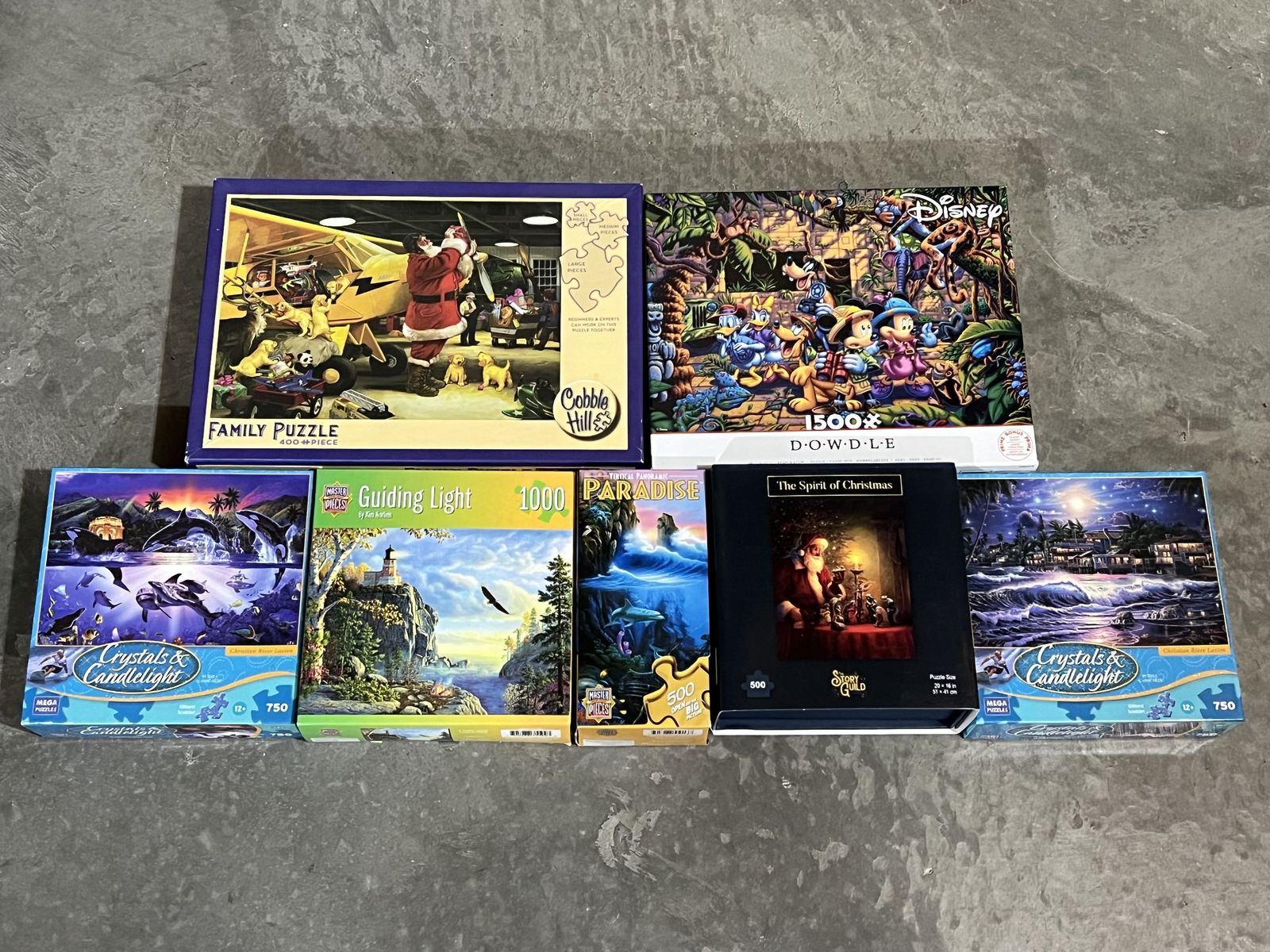 Christmas, Dowdle Mickey Mouse, Landscape Puzzles