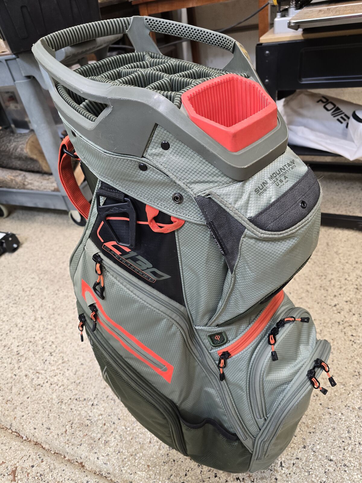 Golf Bag Sun Mountain 2025 C-130 Supercharged Golf Cart Bag