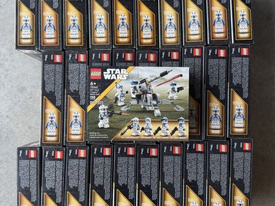 LEGO Star Wars 501st Clone Troopers Battle Pack 75345 - Lot of 30 New Sealed Boxes
