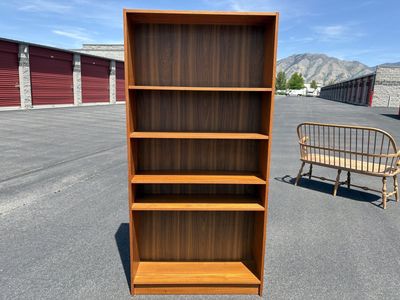 Beautiful Danish Teak Mid Century Modern bookshelf. Made in Denmark by Jesper MCM