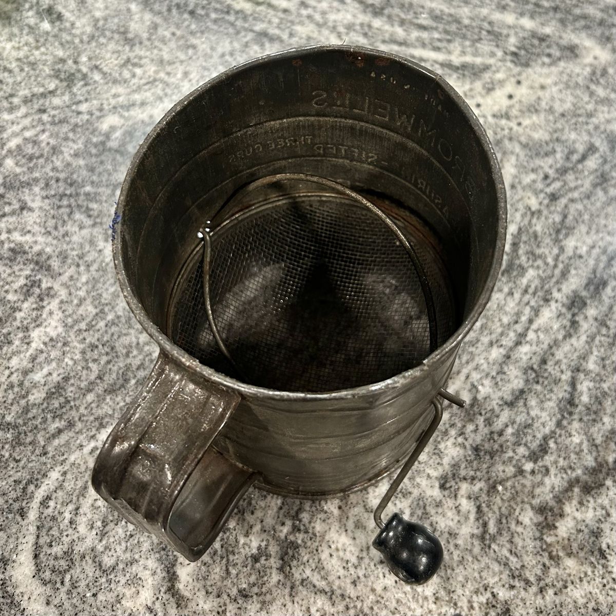 Vintage Bromwell's Flour Sifter