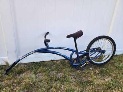 Adams Trail-A-Bike Folder 1 Blue Tagalong Bicycle Trailer Attachment - Kids Bike