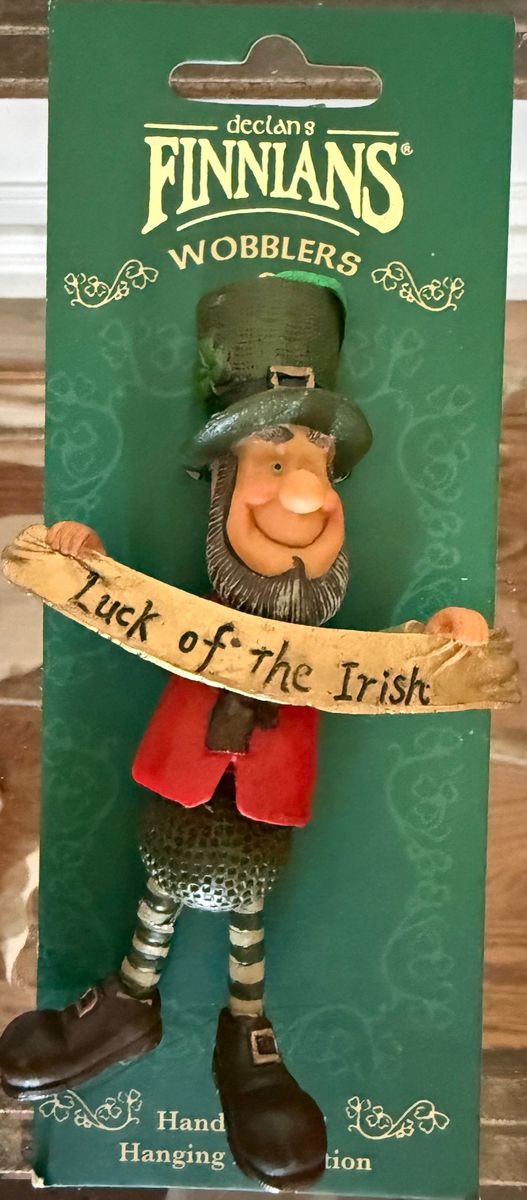 Leprechaun St. Patrick’s Day Hand Painted Hanging Decoration