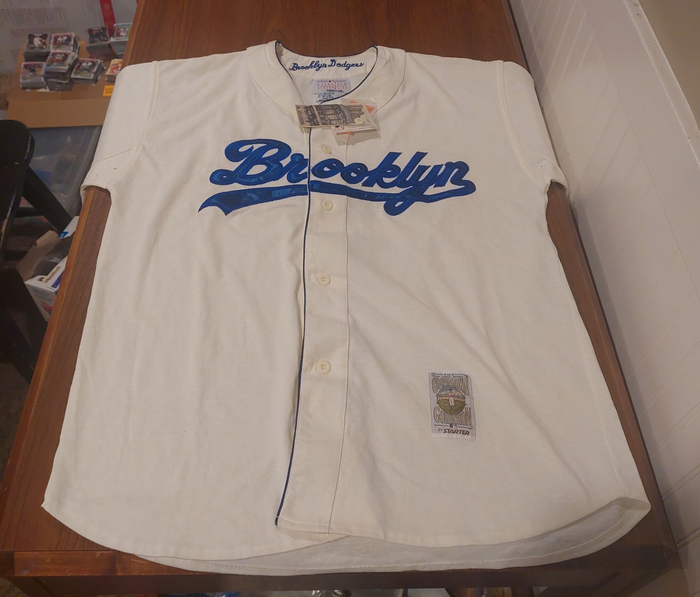 Vintage Starter Brooklyn Dodgers Cooperstown Collection Jersey – XL – New with Tags