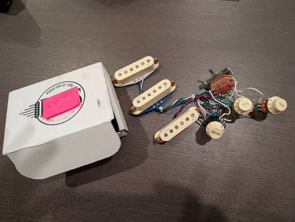 Fender gen 3 noiseless N3 pickups