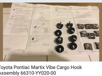 Toyota Matrix & Pontiac Vibe Cargo Tie-Down Kit 66310-YY020-00