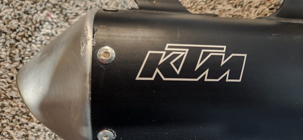 KTM OEM EXHAUST AND SILENCER