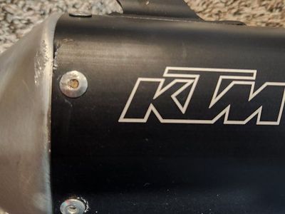 KTM OEM EXHAUST AND SILENCER