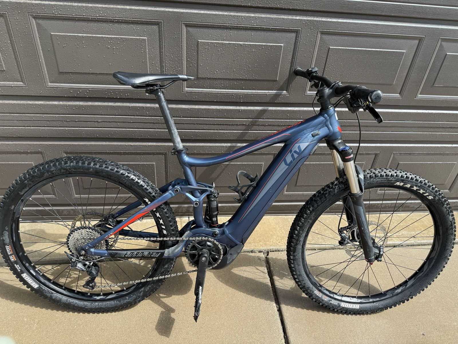 Liv Intrigue E+ 3 Pro Electric Mountain Bike - Full Suspension, Women's Med
