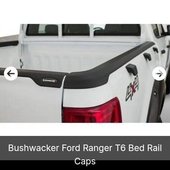 Bed Rail Caps for Ford Ranger (short bed) NEW