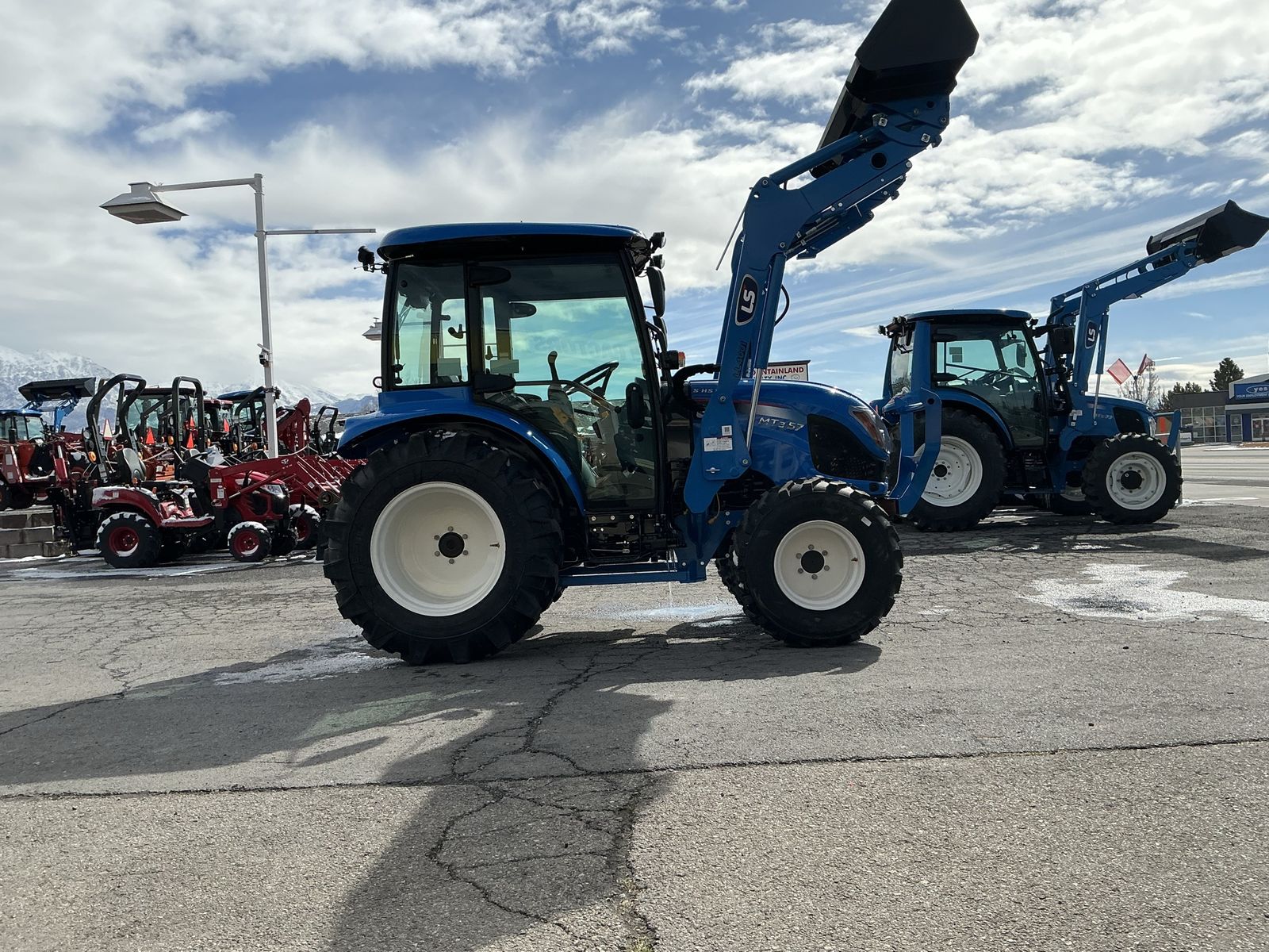 LS MT357HC Cab Tractor And Loader