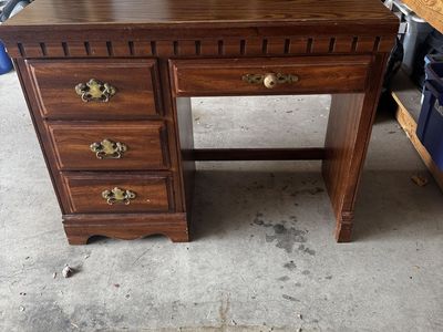 Wooden desk with chair for sale