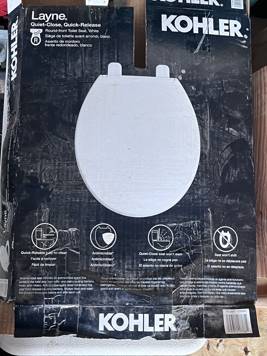 Kohler toilet seat