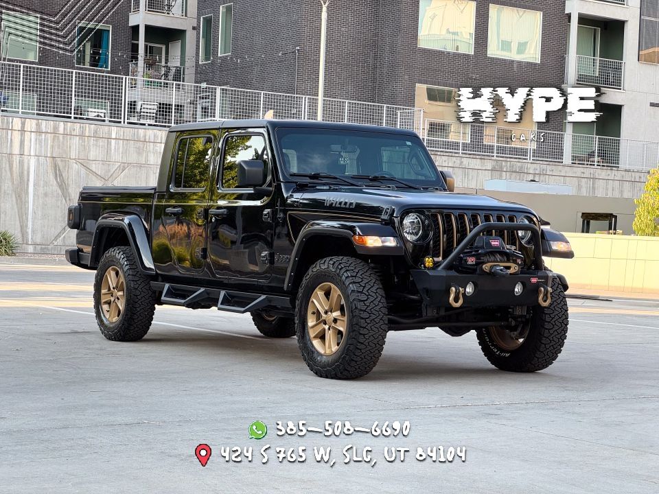 2021 Jeep Gladiator Willys — rebuilt & branded title, 6% below market