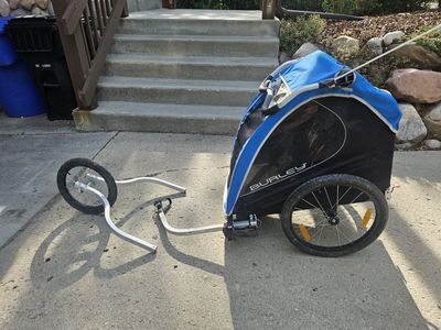 Burley Encore 2-Seat Kids Bike Trailer & Stroller Conversion Kit