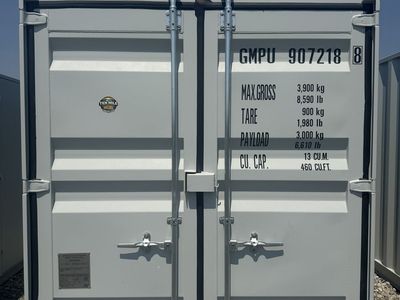 9-Foot Storage Container with Walk-In Door & Protected Window