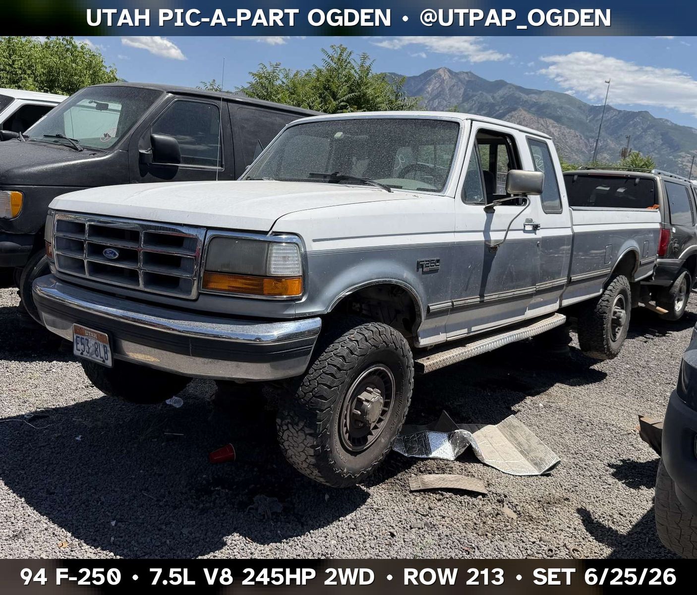 1994 Ford F-250 OBS Parts - UTPAP Ogden