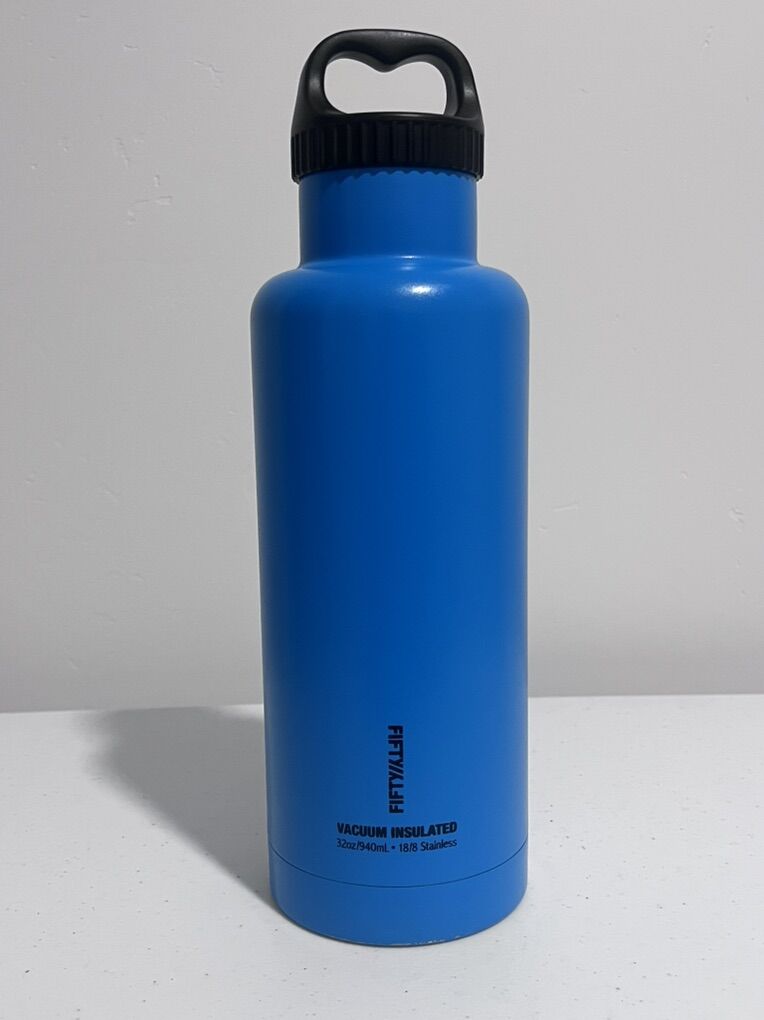 Blue Metal Water Bottle (32oz)