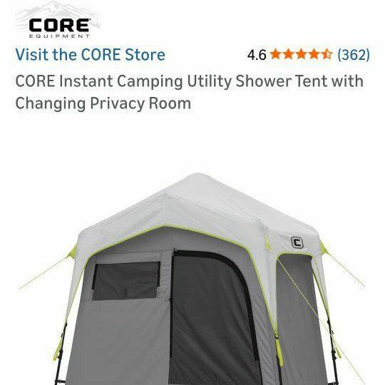 CORE 2 room Portable Shower Tent!!!  Brand  New