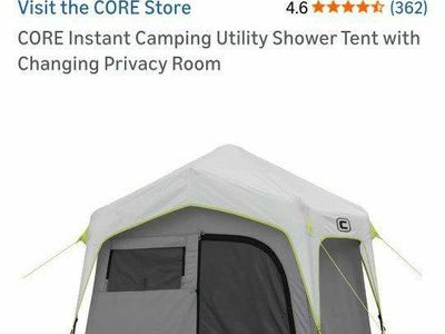 CORE 2 room Portable Shower Tent!!! Brand New