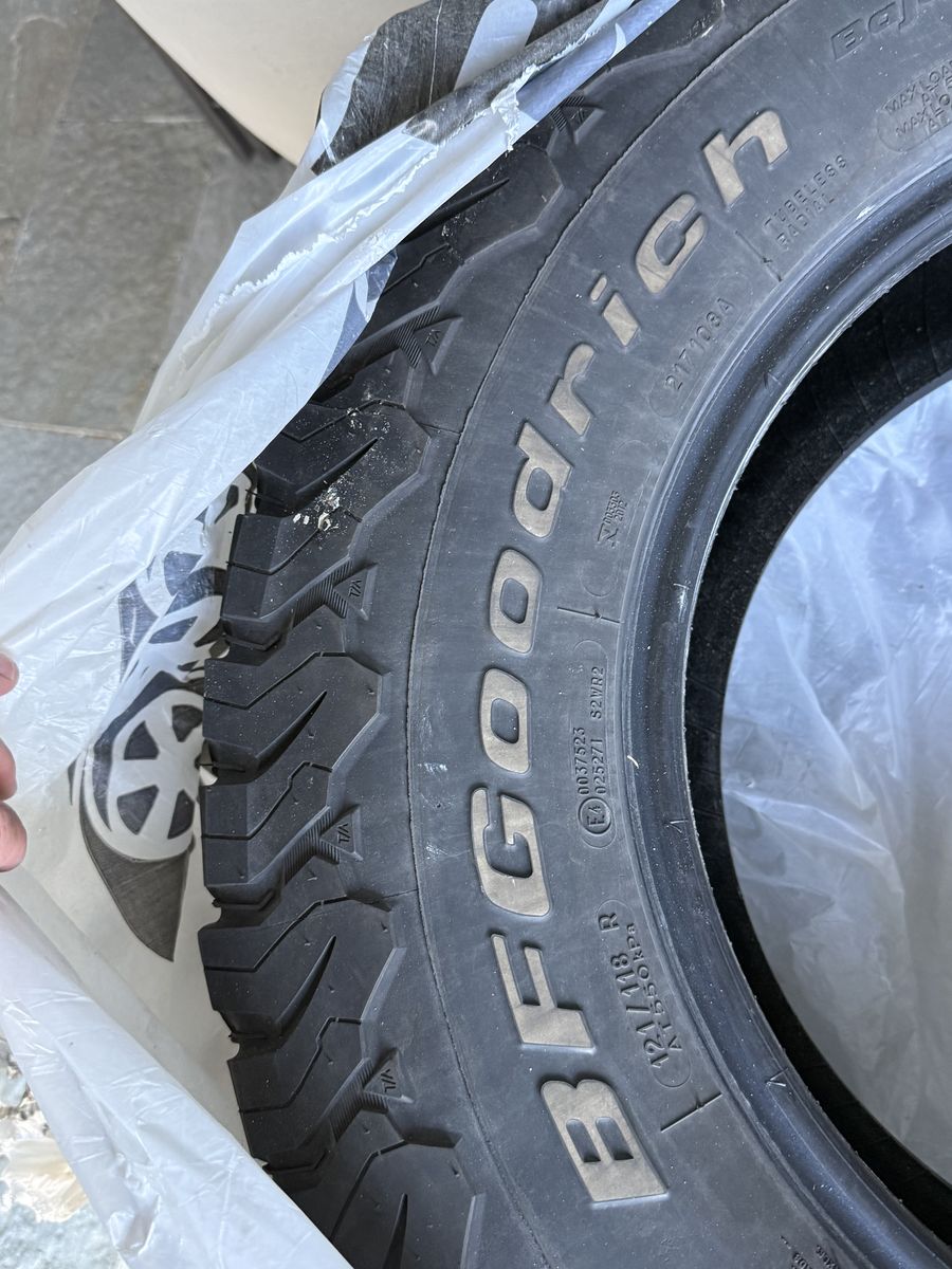 Free: Three BF Goodrich KO2 All Terrain Tires