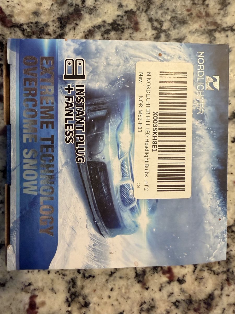 Nordic Lichter H11 LED Headlight Bulbs - Instant Plug + Fanless Design, IP65 Waterproof, 6500K