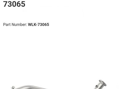 walker exhaust intermediate pipe for 17-20 sienna