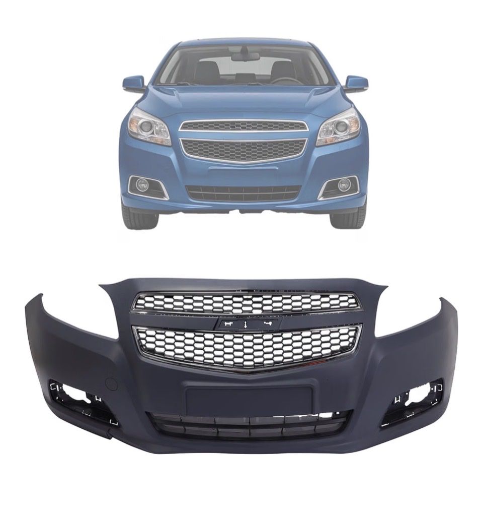 2013 Chevrolet Malibu front bumper cover facia with grille