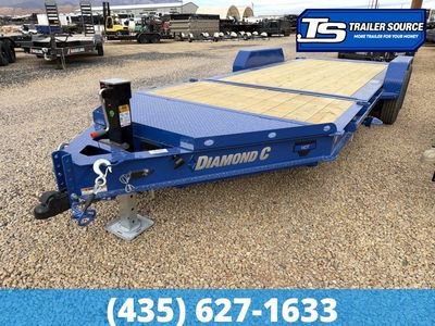 7x20 Diamond C HDT 207 Tilt Trailer - 15.5K GVWR - 14 Ply Tires