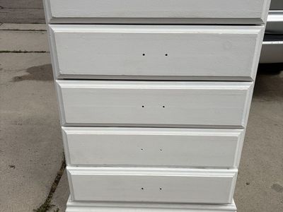 White Deseret Industries dresser