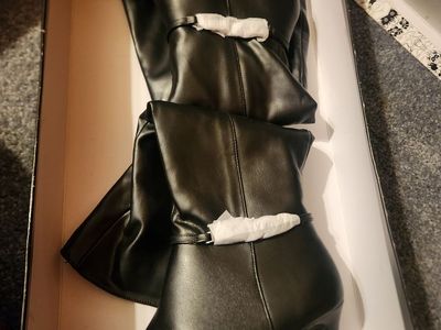 Ladies Black Dress Boots