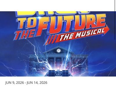 Back to the Future, Broadway at the Eccles