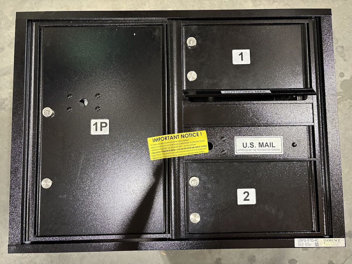 Brand New 2-Unit Florence Corporation Mailbox
