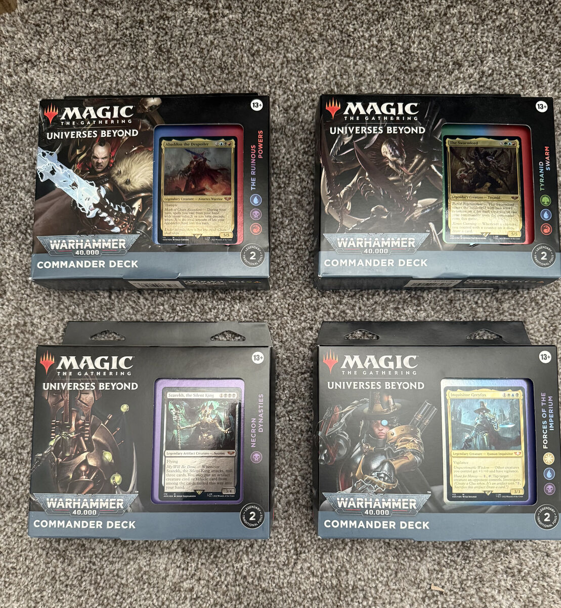 MTG Warhammer 40K Commander Decks (Unopened)