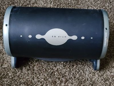Atlantic CD Drum Storage Holder Black Media Organizer Case Thingy