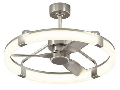 LED Ceiling Fan - Brushed Nickel - New in Box