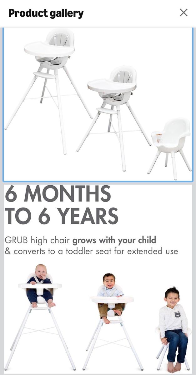 Boon Grub High Chair