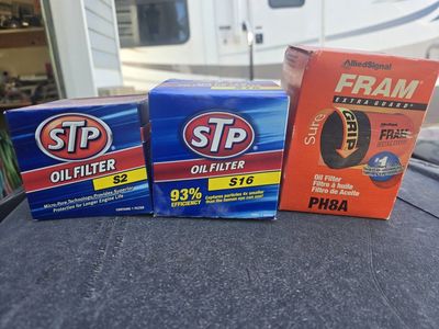 STP S2 & S16 Oil Filters, FRAM PH8A Extra Guard Oil Filter $10 each or $20 for all 3.