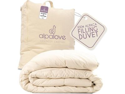 ALPALOVE Alpaca Duvet Insert – Twin Size, Lightweight All-Season Comforter