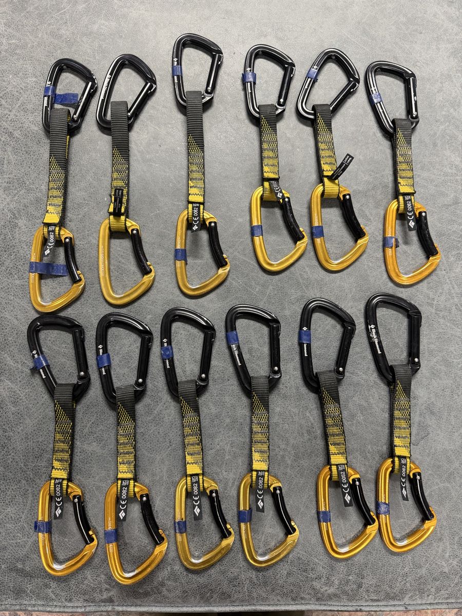 Black Diamond HotForge Quickdraw Climbing Set - 12x