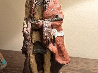 R. Monfort “Peace Pipe” statue