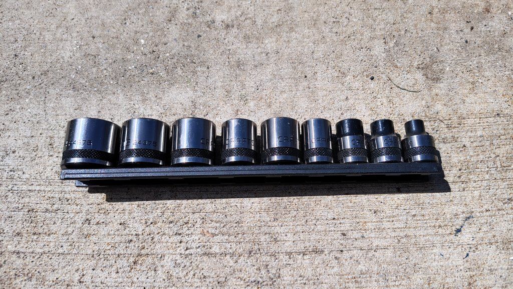Craftsman 12pt Splined SAE Socket Set 3/8 Drive