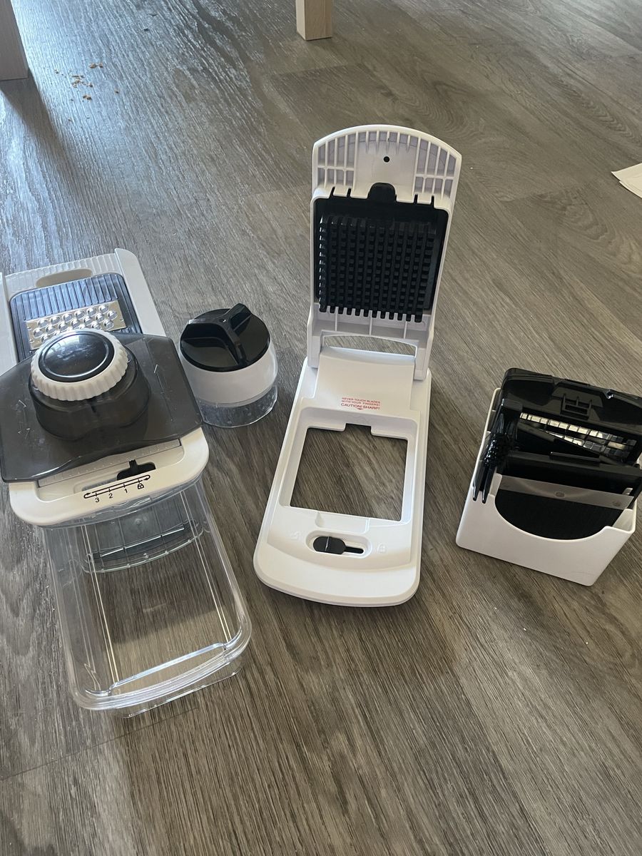 Mandoline Slicer Set with Container & Blades