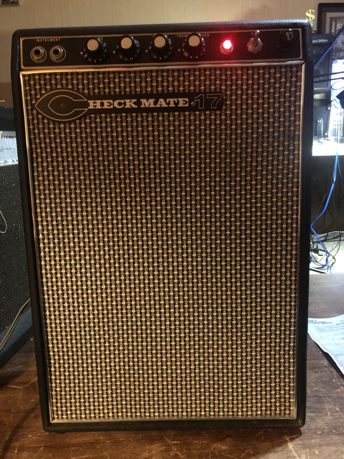 Vintage Teisco Checkmate 17 Tube Amp