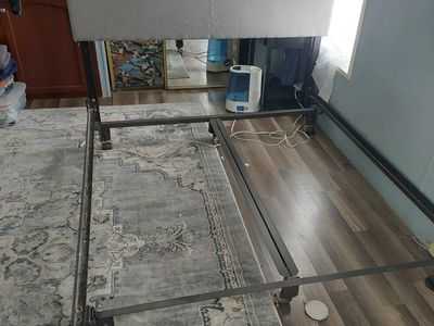 Queen size mattress frame and headboard