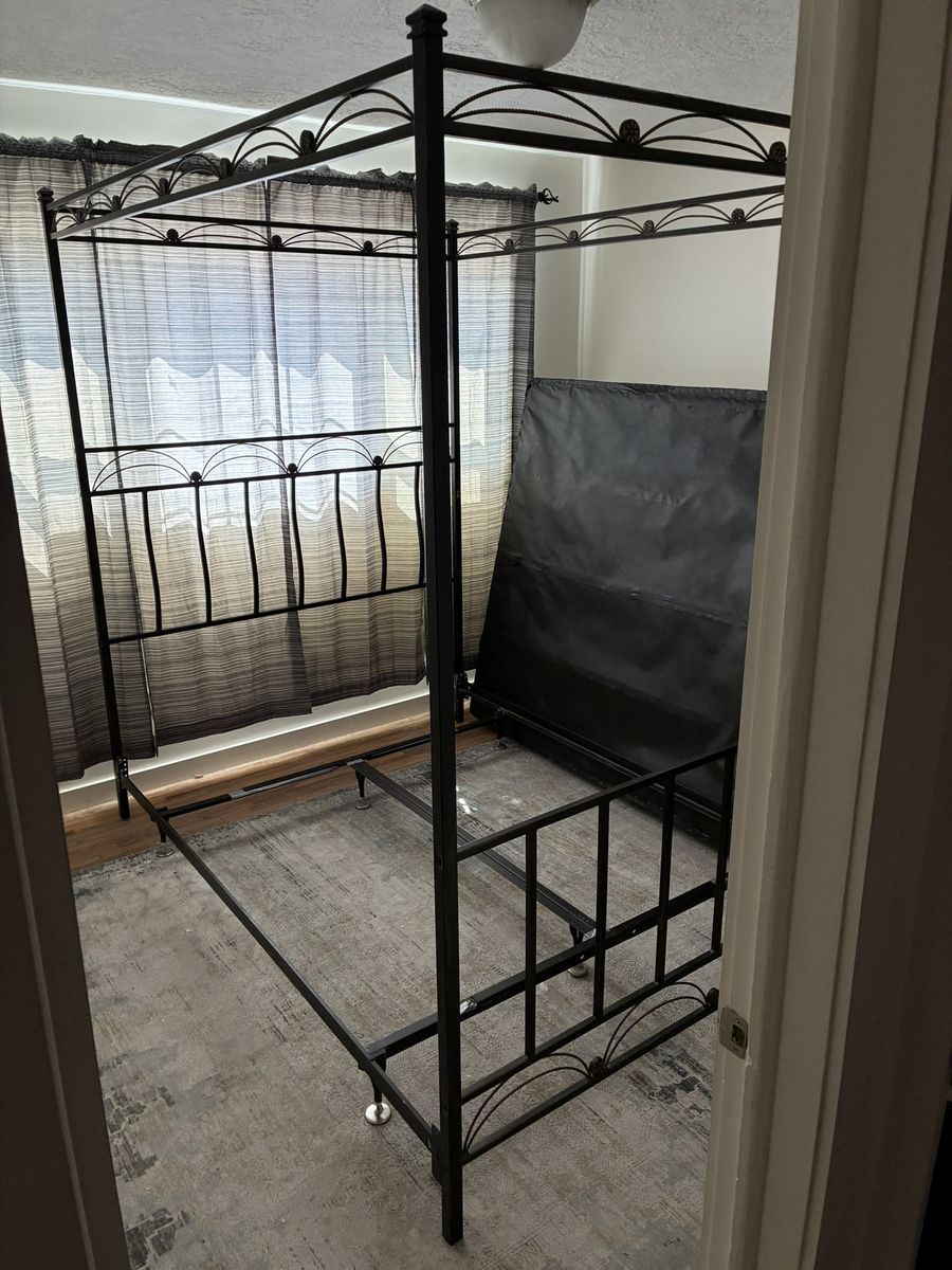 Queen Bed Frame Canopy Decorative