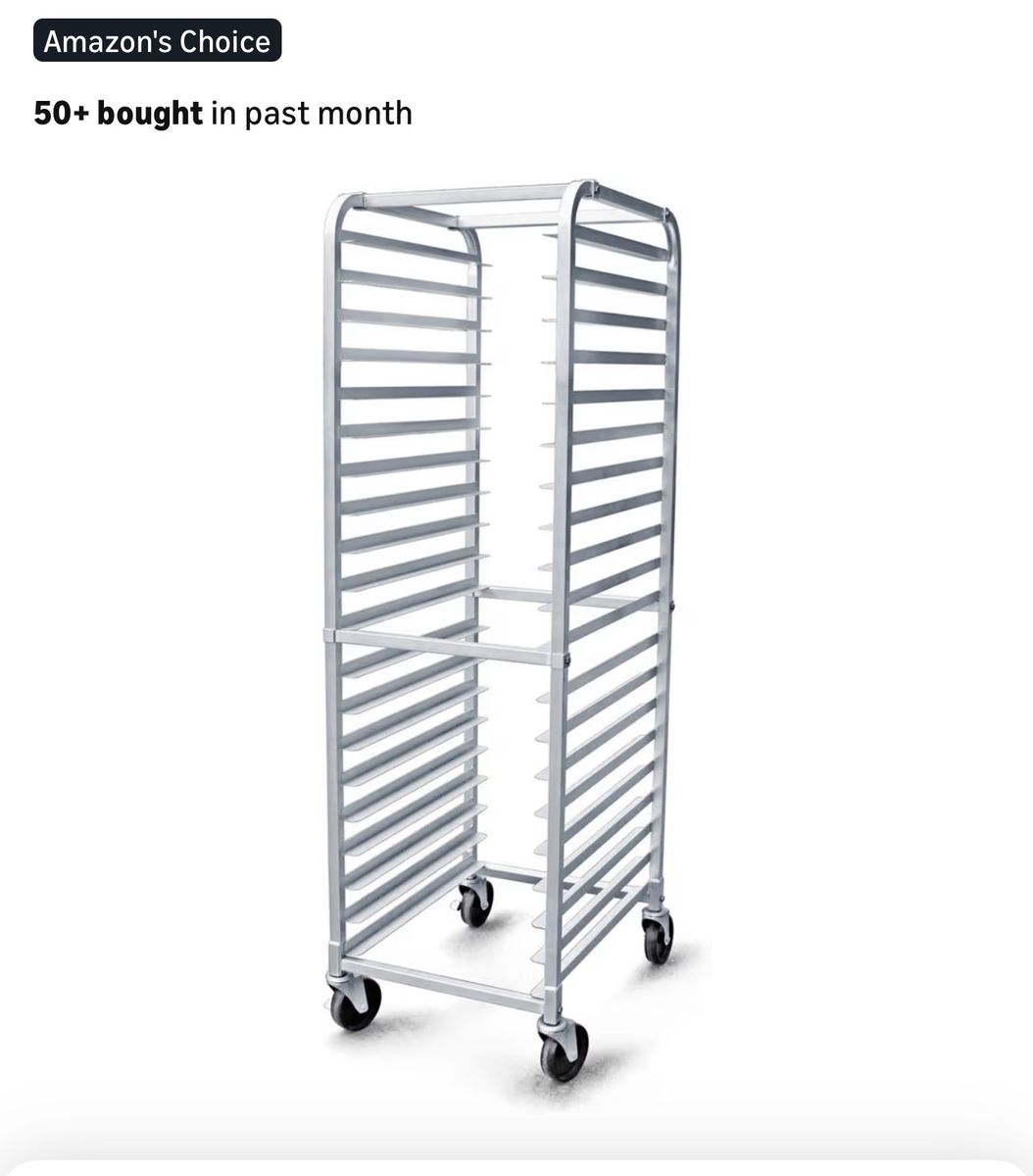New Aluminum 20-Tier Sheet Pan Rack