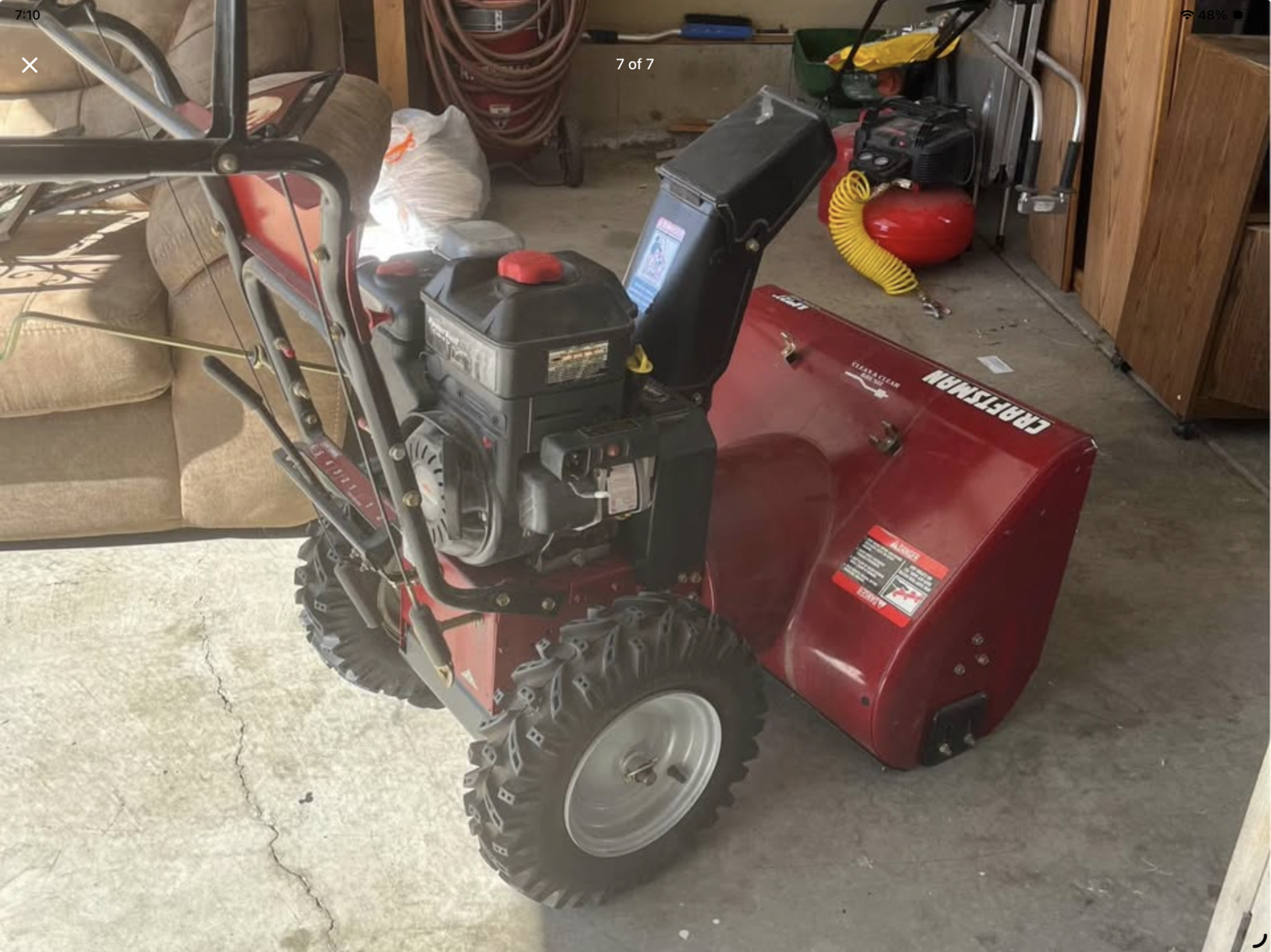 Craftsman snowblower for sale